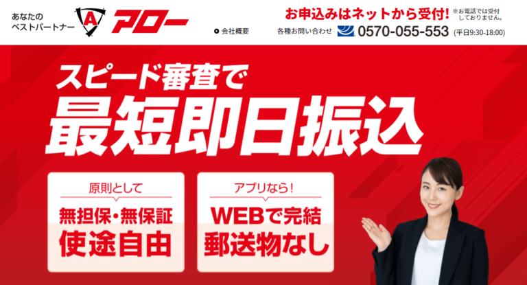 アローの公式キャプチャ
